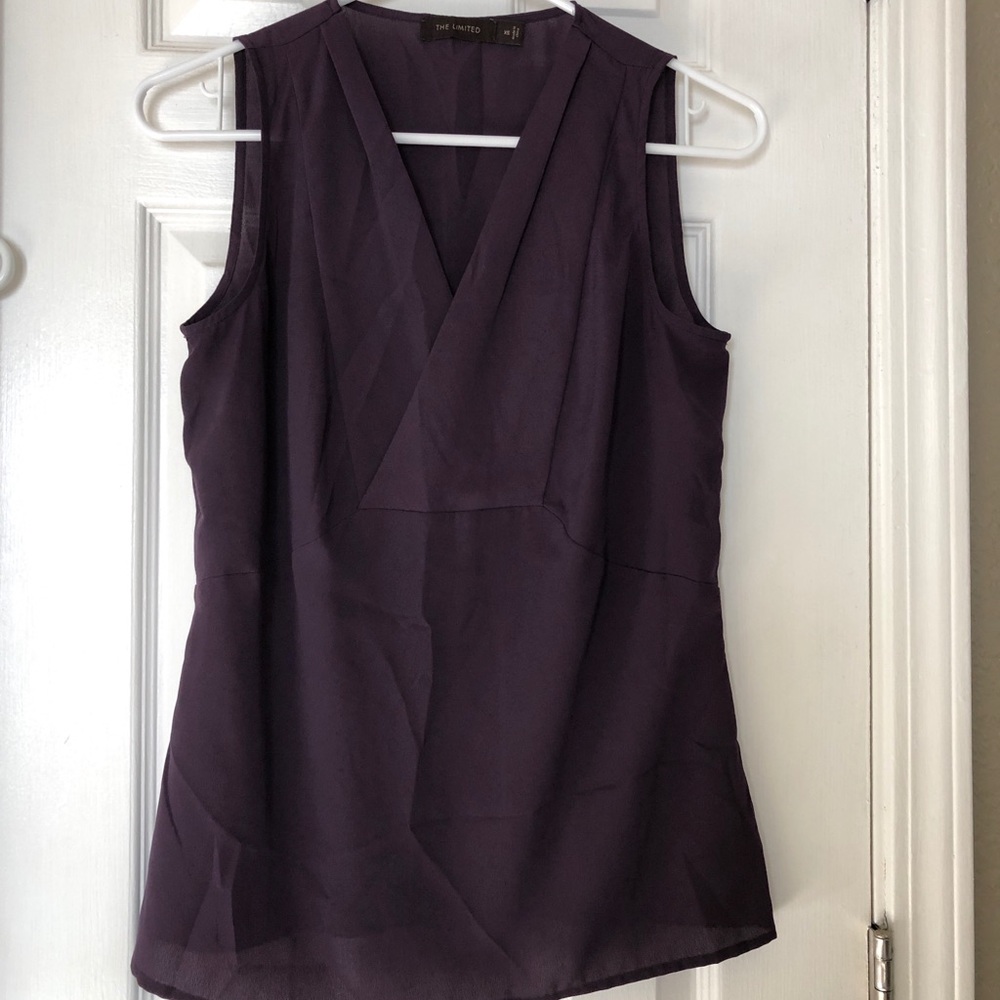 The Limited dark purple women’s blouse size xs